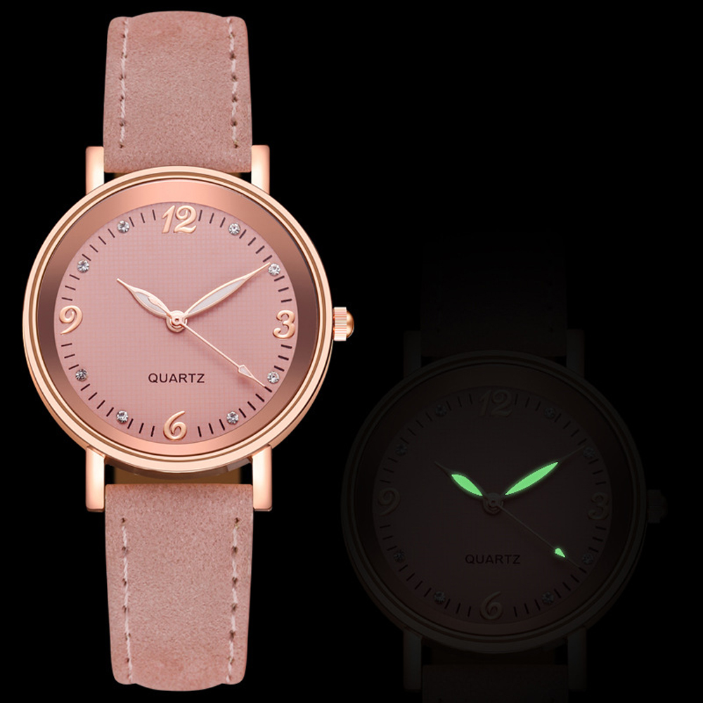 Vintage Watch Crystal - Montre-bracelet à quartz analogique pour femme,