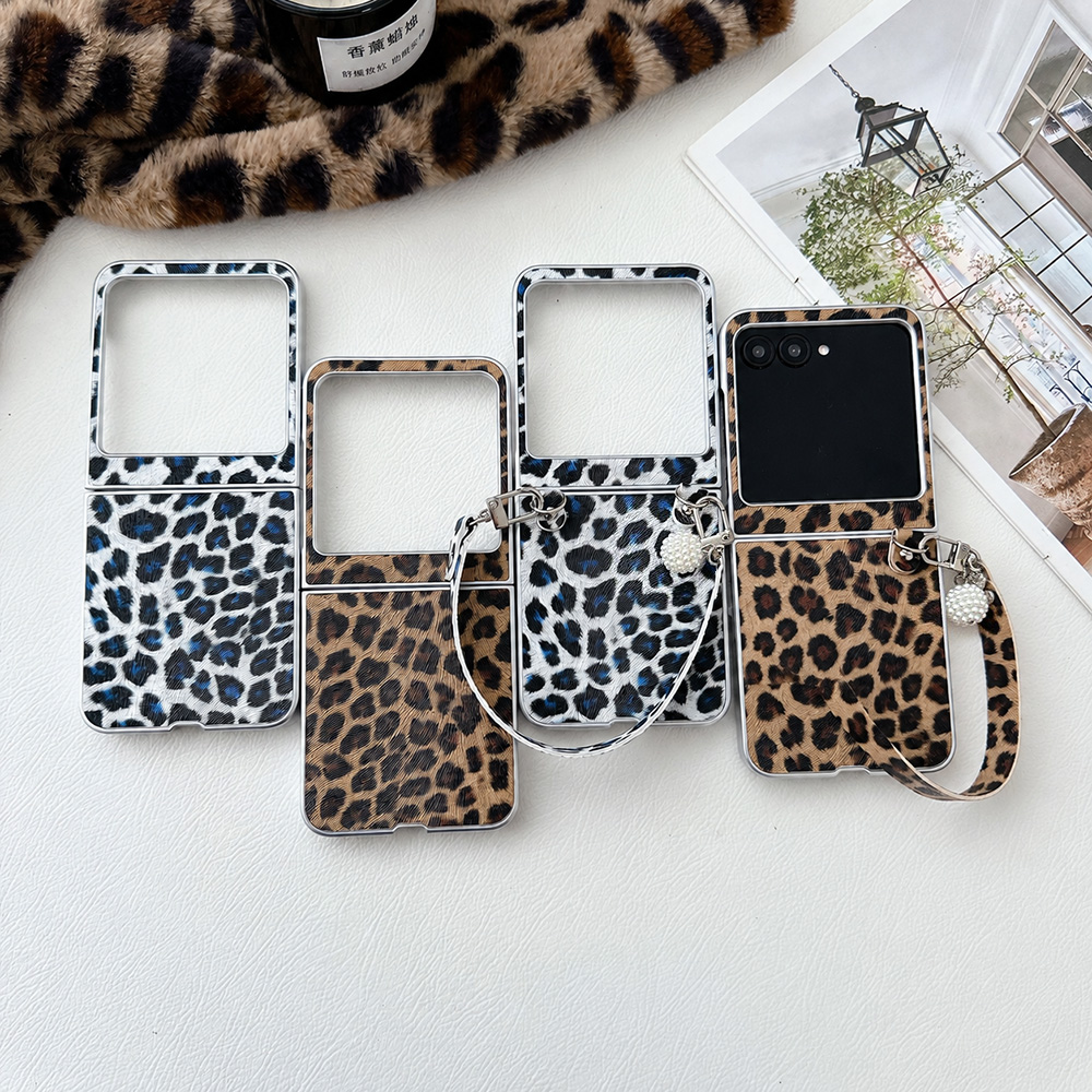 Vintage Items - Étui de téléphone pliable à imprimé