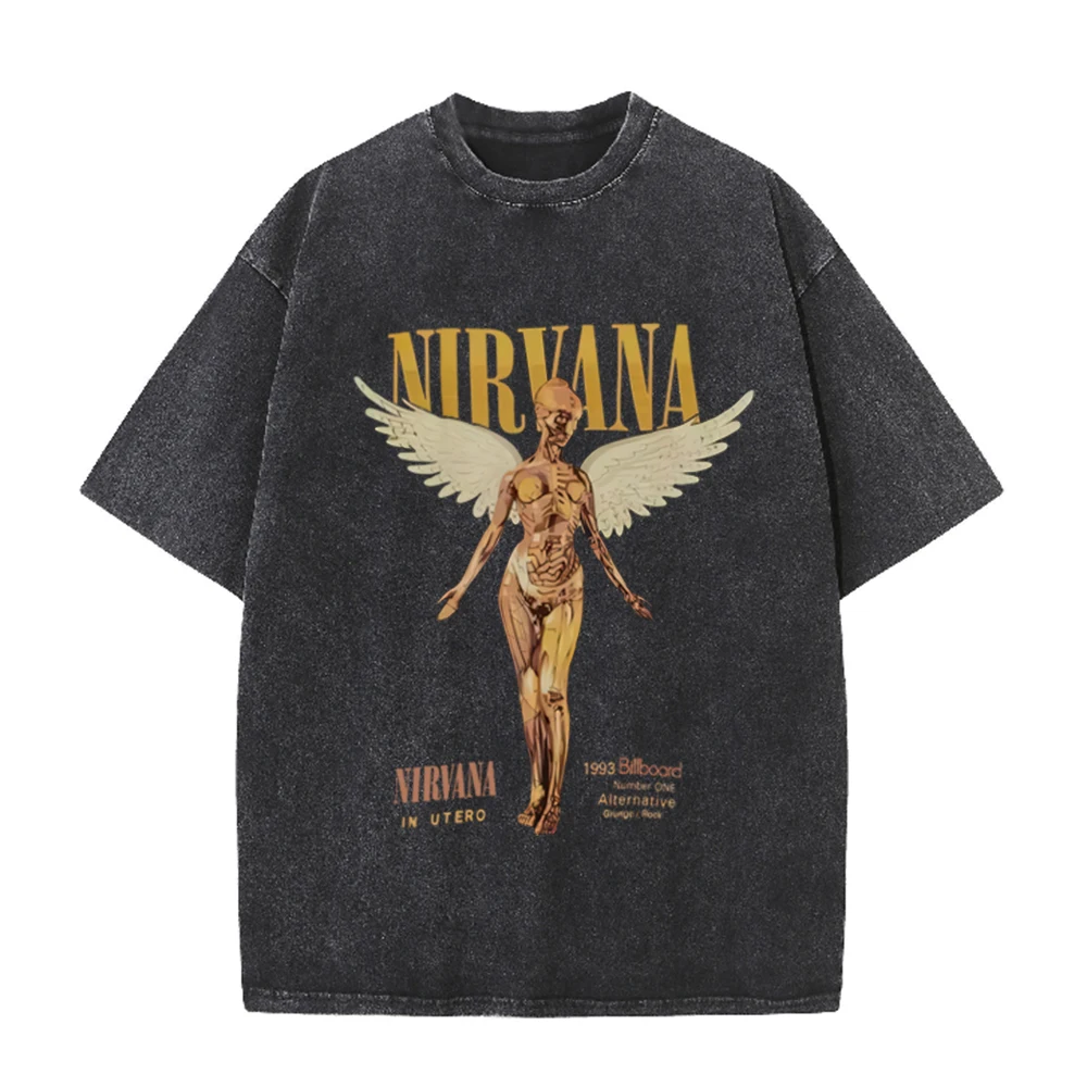 Vintage Collectible Figures - T-shirt Oversize Rétro Délavé à l'Acide