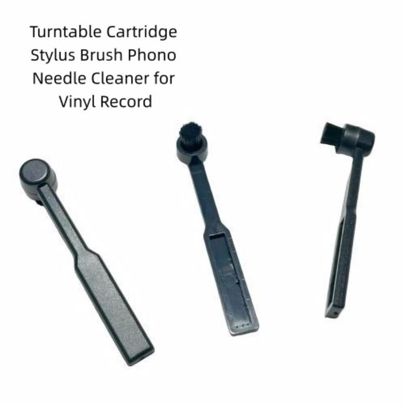 Vinyl Record Cleaner - Brosse à aiguille antistatique pour tourne-disque,
