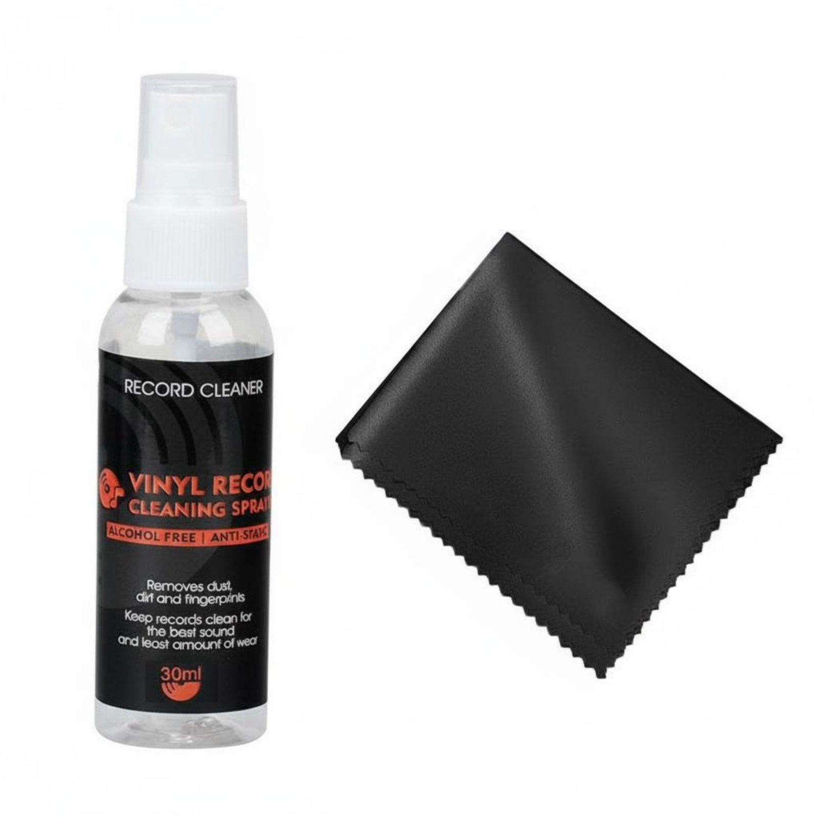 Vinyl Record Cleaner - Kit de nettoyage pour disques vinyles,