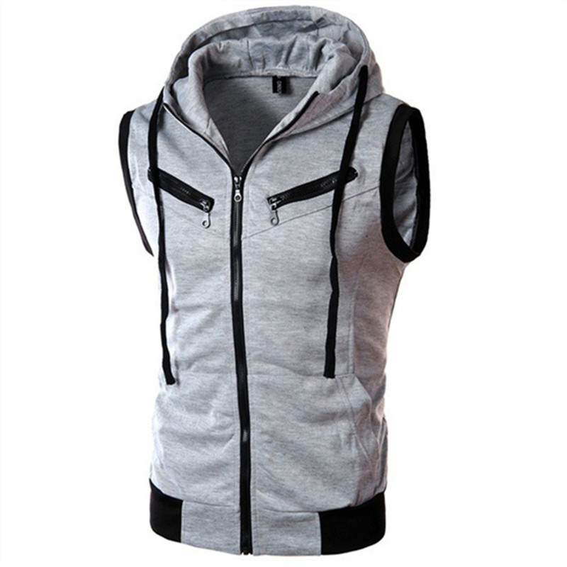 Vintage Zip Hoodie - Gilet à capuche en fibre solide