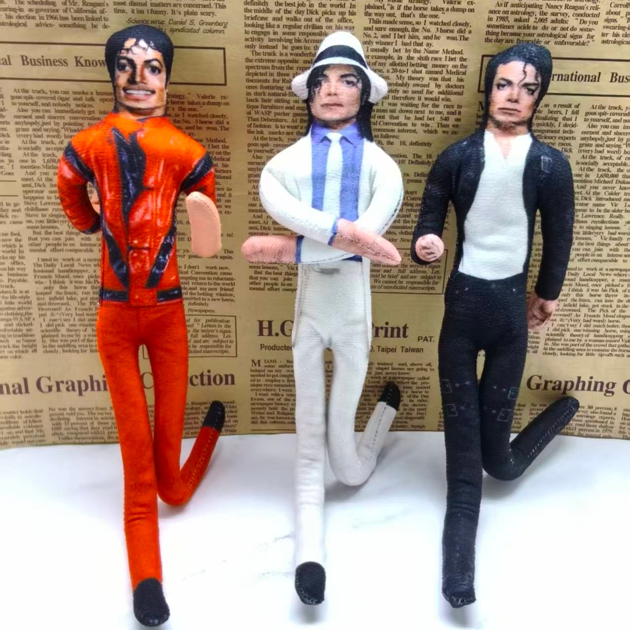 Vintage Collectible And Vintage Dolls - Figurine en peluche vintage MJ Michael