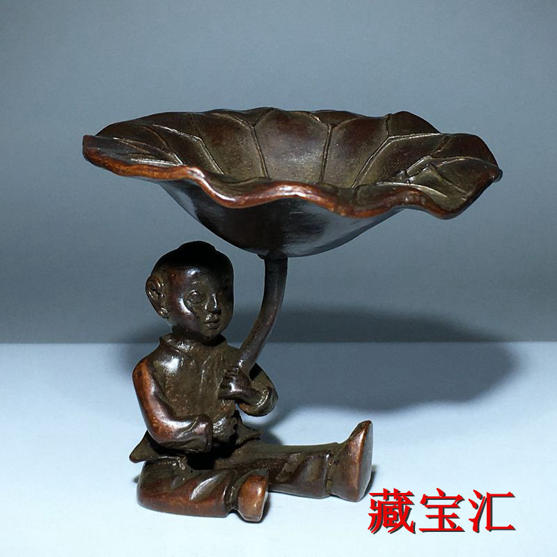 Vintage Collectible Items - Statue de enfant en bronze vintage