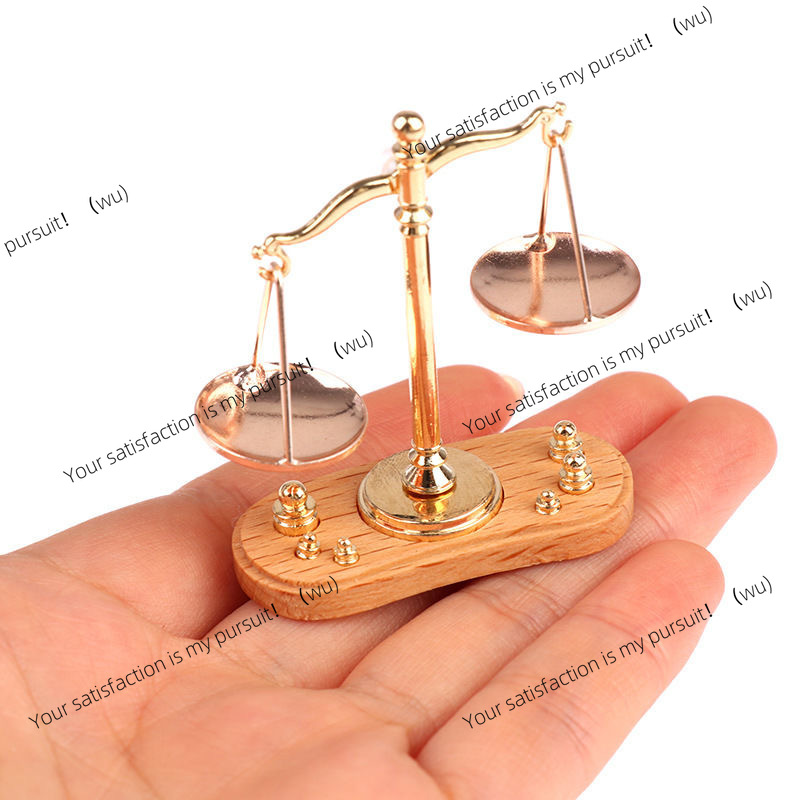 Vintage Collectible And Vintage Dolls - Miniature de balance vintage, modèle nostalgique,