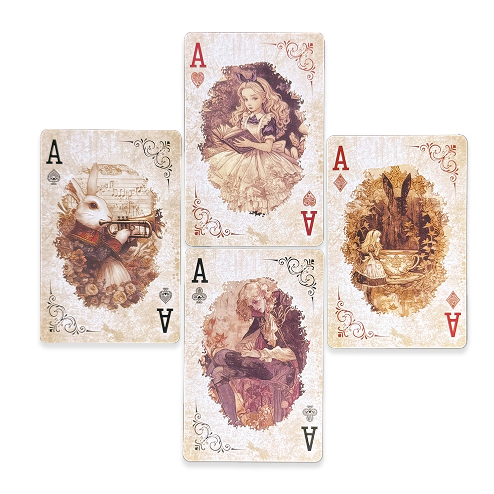55 cartes à jouer Alice au pay - Vintage Collectible Playing Cards avis et prix
