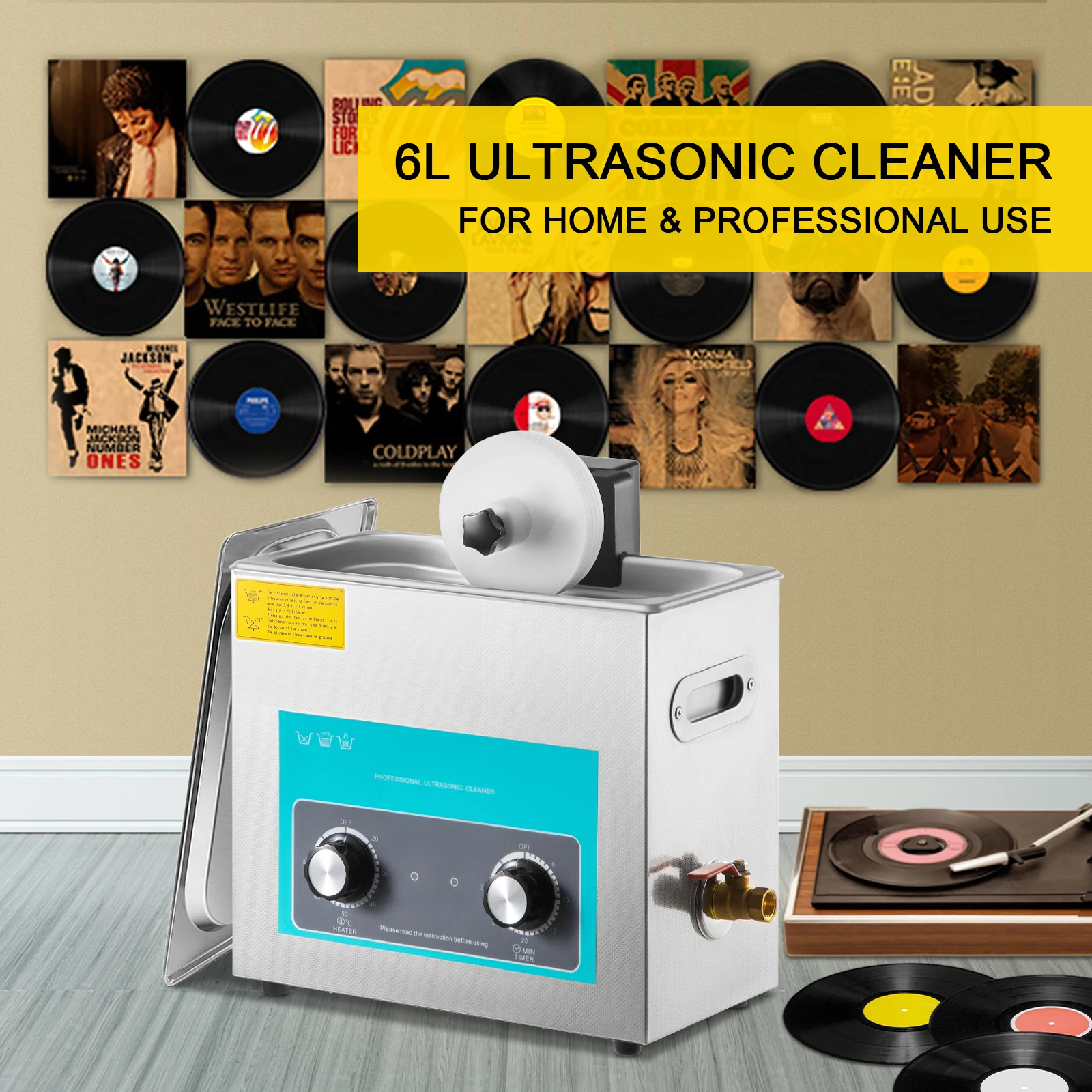 SIHAO 6L Nettoyeur de disques  - Vinyl Record Cleaner avis et prix