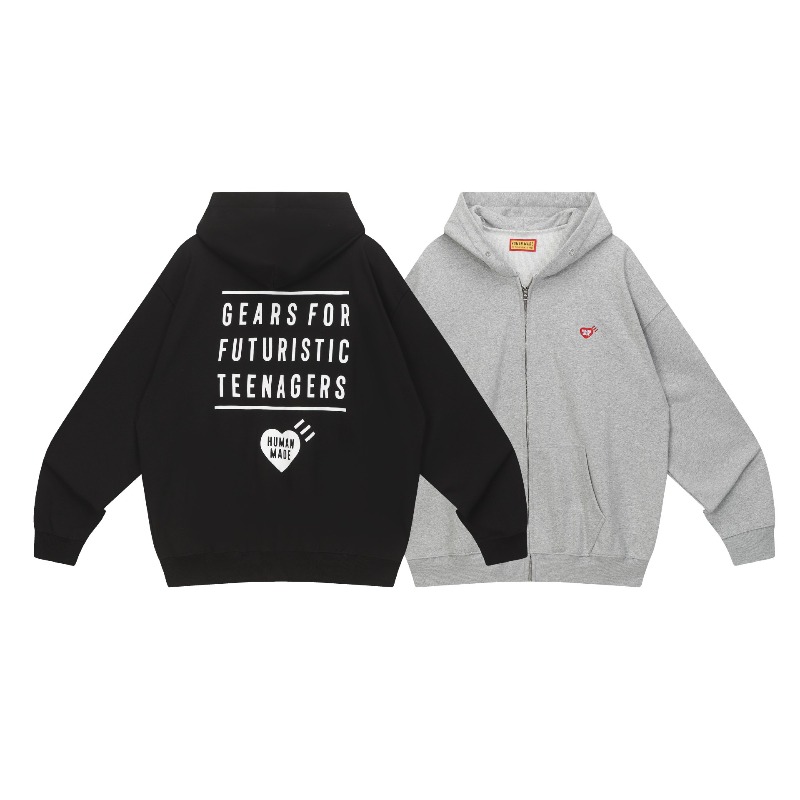 Sweat à capuche vintage Human  - Vintage Zip Hoodie avis et prix