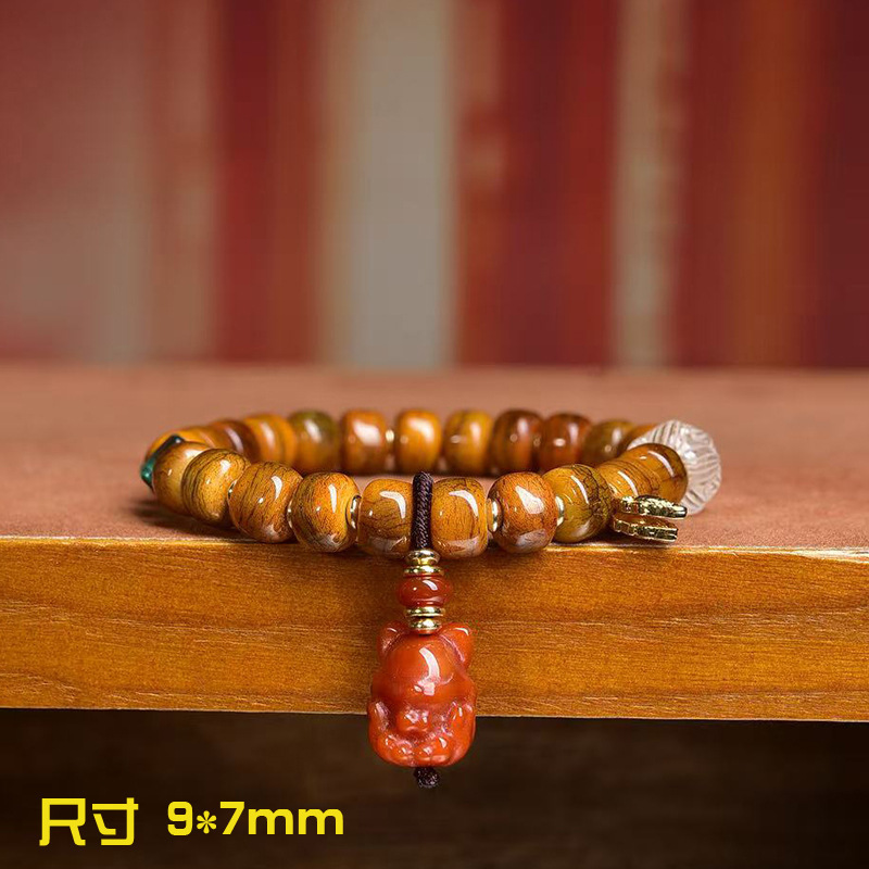 Bracelet en perles d'os de Yak - Vintage Collectible Glass avis et prix