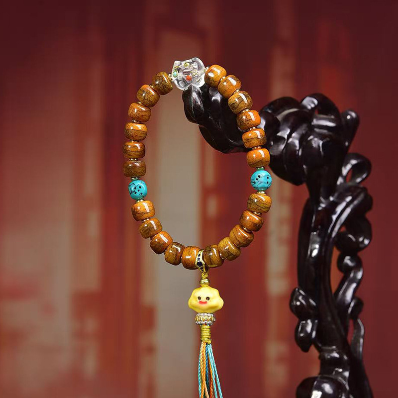 Bracelet en perles d'os de Yak - Vintage Collectible Glass avis et prix