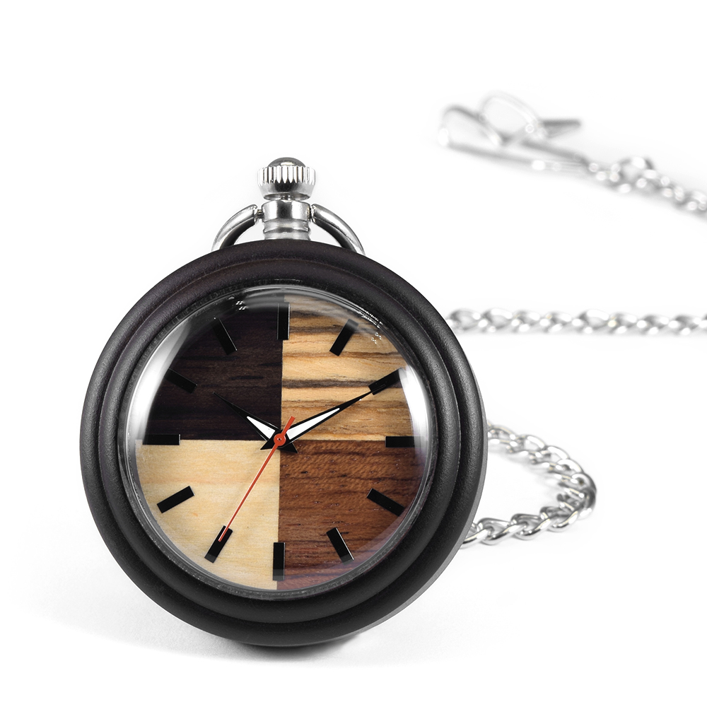 Montre de poche à quartz en bo - Vintage Collectible Glass avis et prix