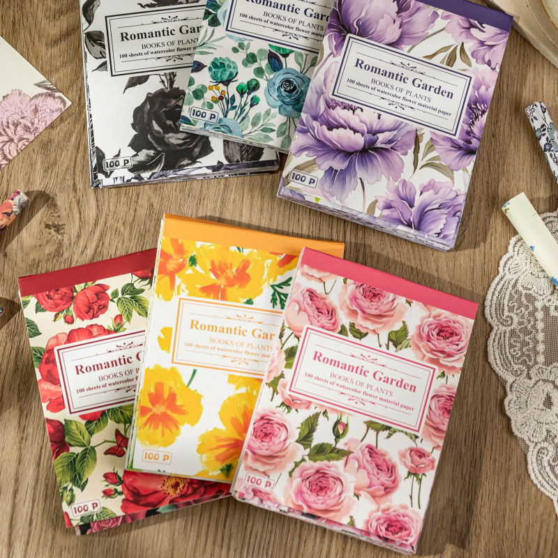 Papier artisanal à motif flora - Vintage Collectible Magazines avis et prix