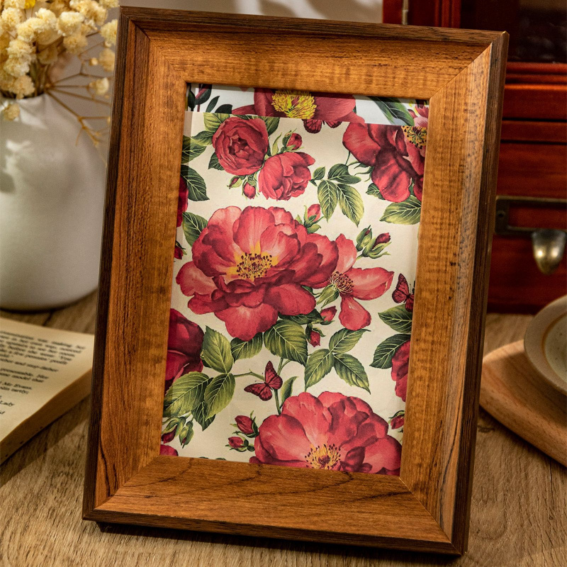 Papier artisanal à motif flora - Vintage Collectible Magazines avis et prix