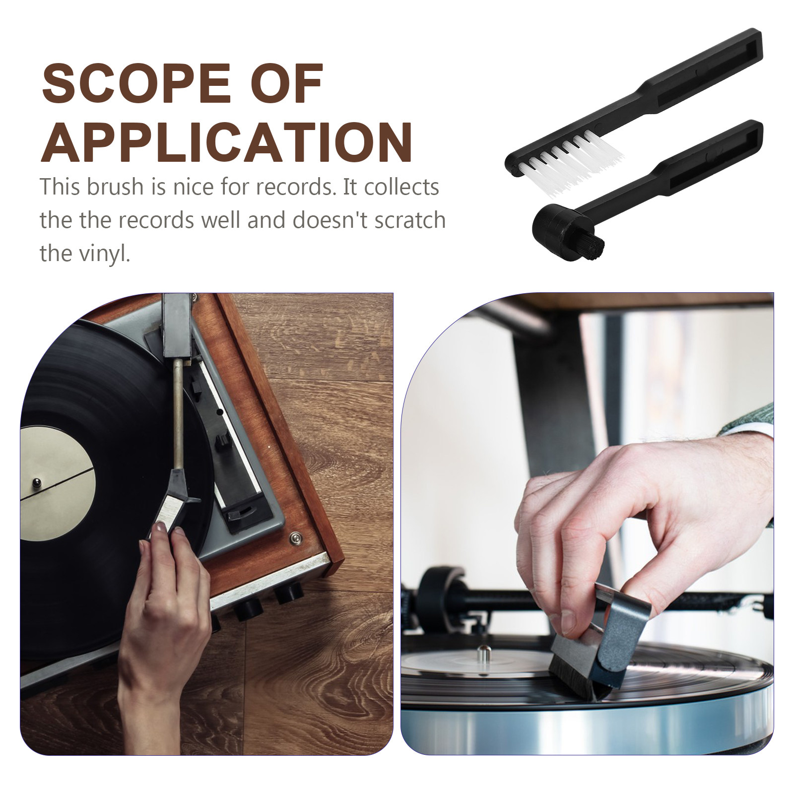 2 pièces : Nettoyeur d'aiguill - Vinyl Record Cleaner avis et prix