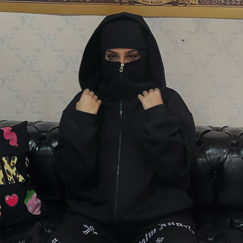 Sweat à capuche Harajuku pour  - Vintage Zip Hoodie avis et prix