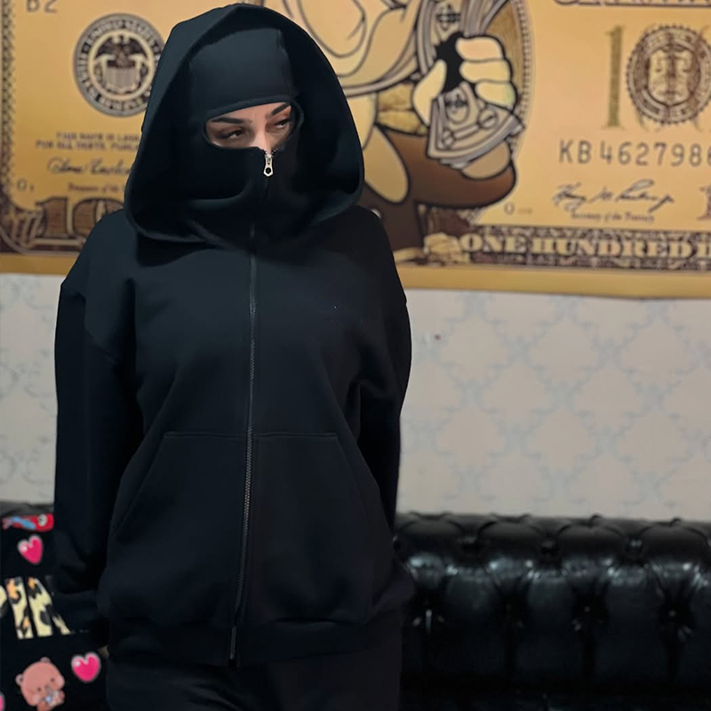 Sweat à capuche Harajuku pour  - Vintage Zip Hoodie avis et prix