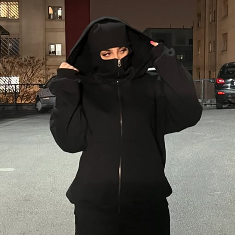 Sweat à capuche Harajuku pour  - Vintage Zip Hoodie avis et prix