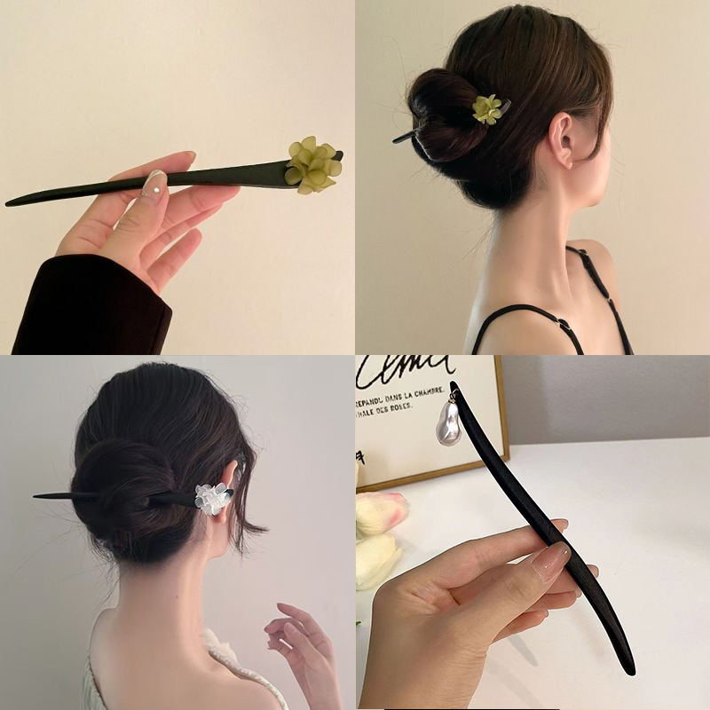 Bâtons de cheveux en bois de S - Vintage Collector avis et prix