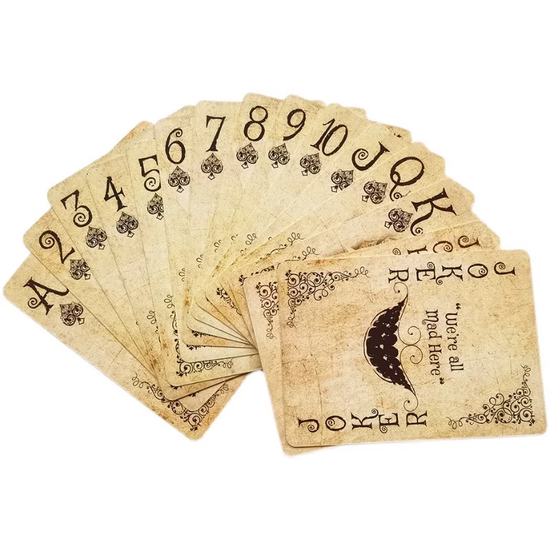 54 pièces Alice Vintage papier - Vintage Collectible Playing Cards avis et prix