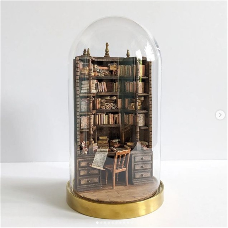 Miniature Bibliothèque Décorat - Vintage Collectible Glass avis et prix