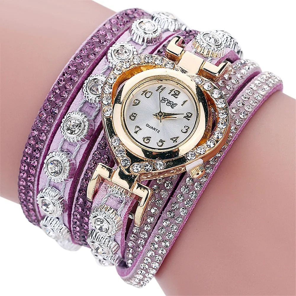 Superbe montre incrustée de di - Vintage Watch Crystal avis et prix