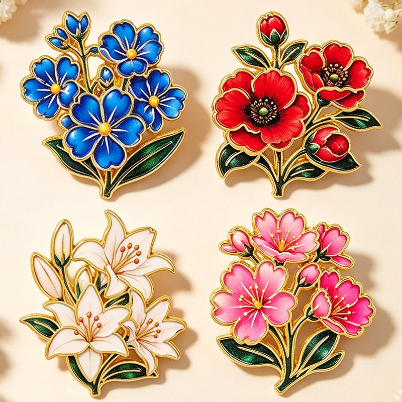 Broche Émail Vintage Mignonne  - Vintage Items avis et prix