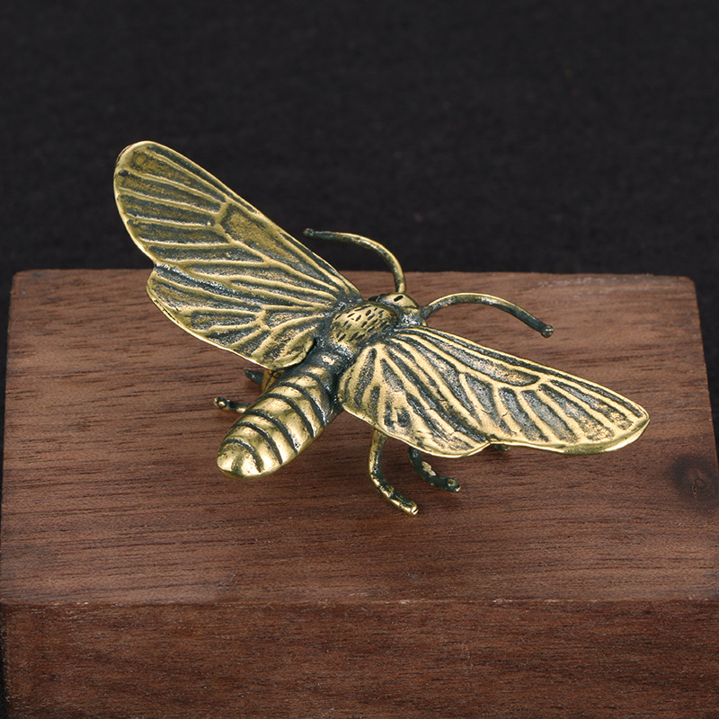 Ornement de papillon en laiton - Vintage Collectible Figures avis et prix