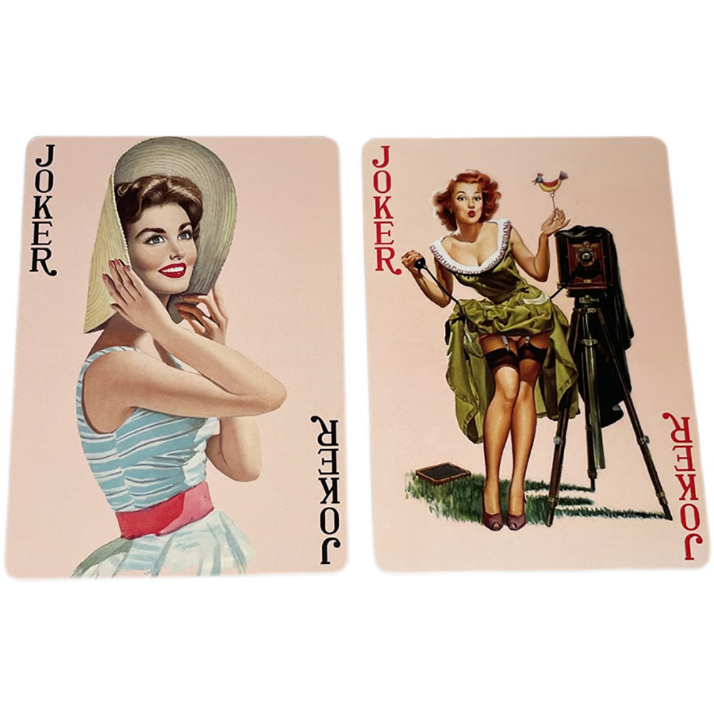 Américain rétro Sexy belle dam - Vintage Collectible Playing Cards avis et prix