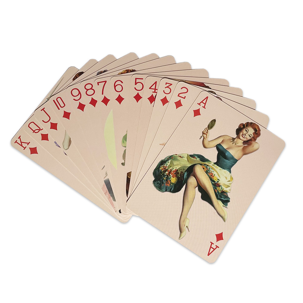 Américain rétro Sexy belle dam - Vintage Collectible Playing Cards avis et prix