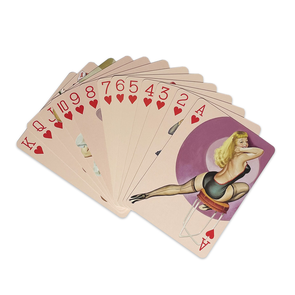 Américain rétro Sexy belle dam - Vintage Collectible Playing Cards avis et prix